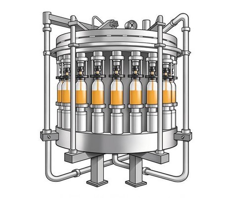 Células de carga industriales para máquinas llenadoras automáticas de botellas