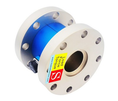  Transductor de par de reacción de brida a brida de tipo hueco de 0 a 10 kNm