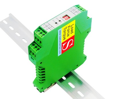 Amplificador de señal de celda de carga de riel DIN 4-20mA 0-10V