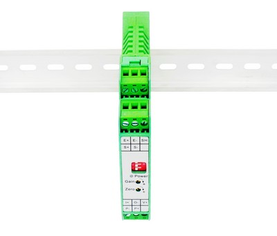 Amplificador de señal de celda de carga de riel DIN 4-20mA 0-10V