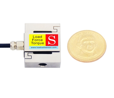 Sensor de fuerza de empuje y tracción roscado M6 500 N 300 N 200 N 100 N 50 N