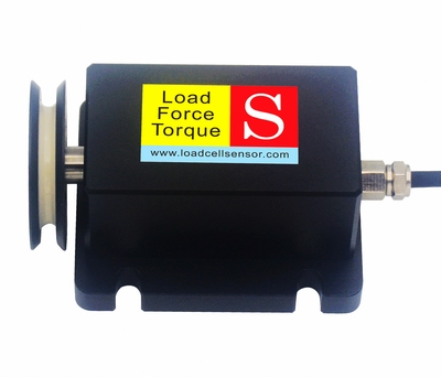 Sensor de tensión en línea de 5 N a 50 N para la medición de tensión de alambres y cables.